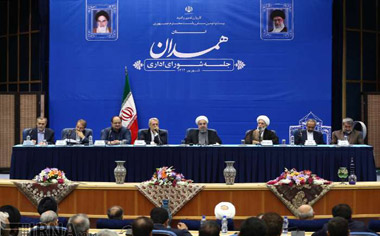 جلسه شورای اداری استان همدان با حضور رییس جمهوری آغاز شد