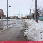 بارش سنگین برف در قهاوند (5)